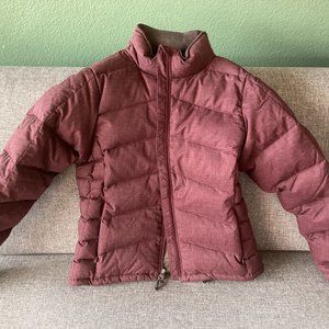 Ibex Down Jacket Color Plum Size Small